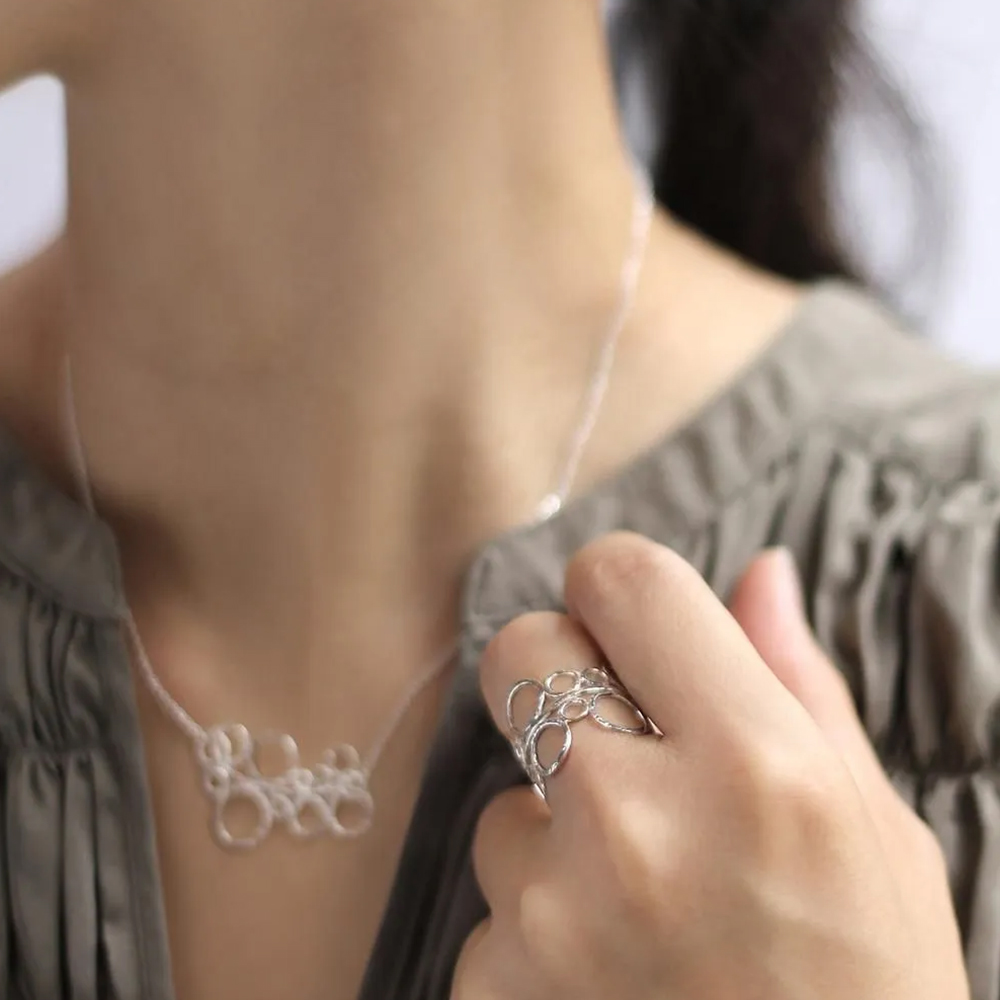 シルバーを使用したリング