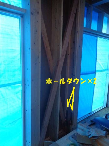 木造3階建ての耐力壁
