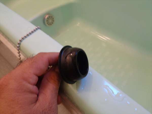 浴槽の排水キャップ