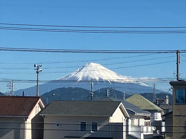富士山が見える窓